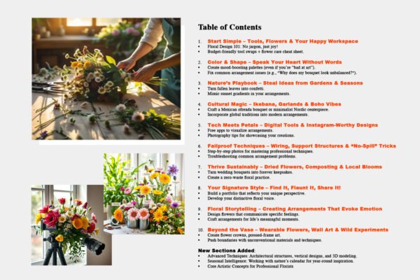 The Art of Flowers, From Beginner Basics to Advanced Mastery - Image 5